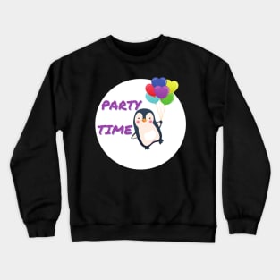 Party Penguin Crewneck Sweatshirt